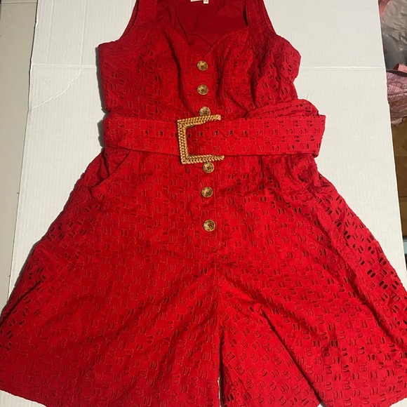 Anthropologie Red Sleeveless Sweetheart Sundress - Picture 5 of 10